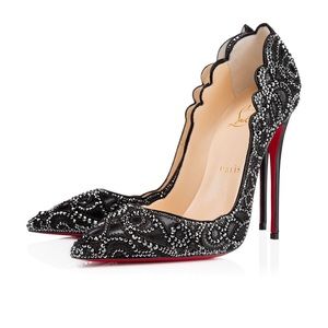 Rare crystal leather Christian Louboutin size 37